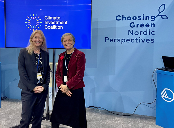 Climate investment coalition with Chair of the Environment Agency Emma Howard Boyd